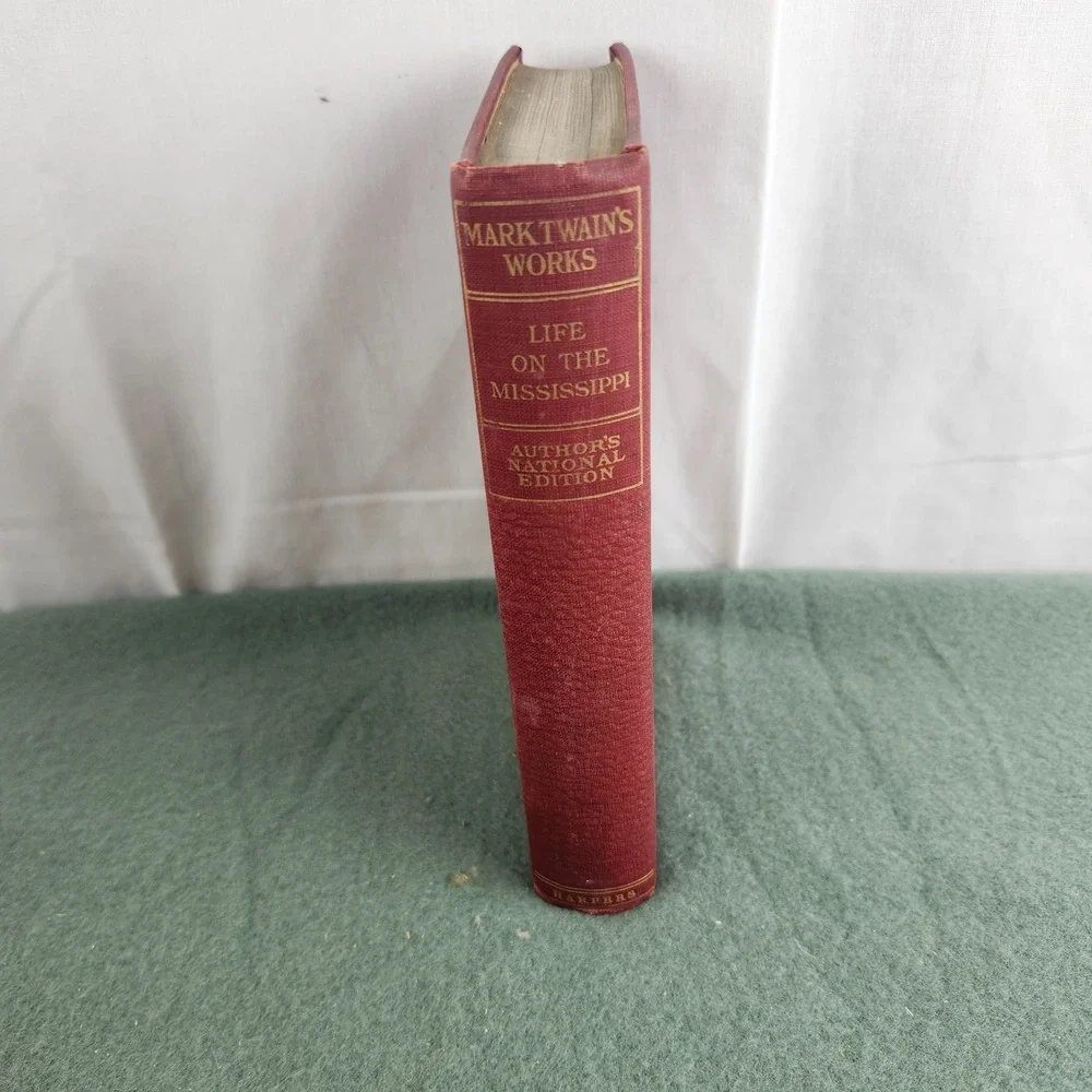 Mark Twain's Works Life On The Mississippi Author's National Ed Harpers 1903